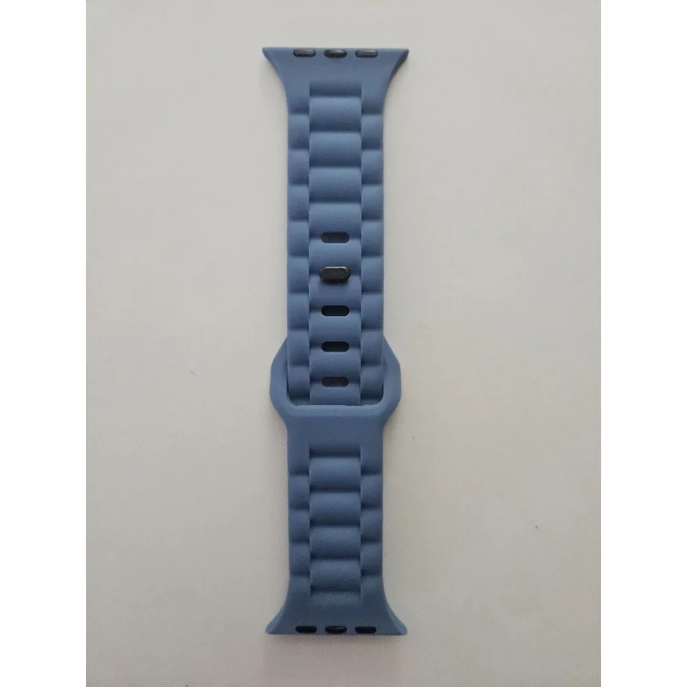 Navy Blue Sports Band for Apple Watch - Silicone Band 42/44/45/49mm